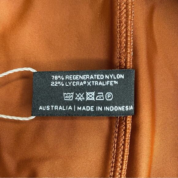 PALM Swimwear Kelly High Waist Wrap Swim Bottom in Cinnamon - Picture 5 of 9